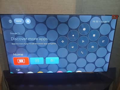 New LED smart TV. .  10/ 10 condition with remote and box