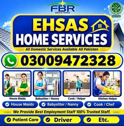 Maid, House Maids, cook, chef, Baby Sitter, Filipino maids Available