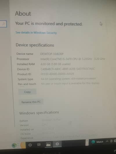 hp tower i5 3rd or disktop hp i3 4th complete