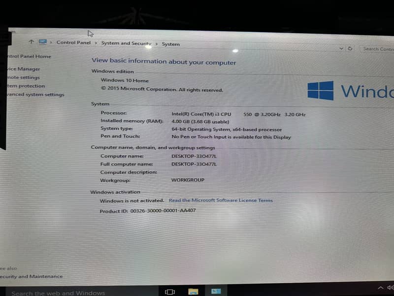 HP Pro Core i3 CPU 1