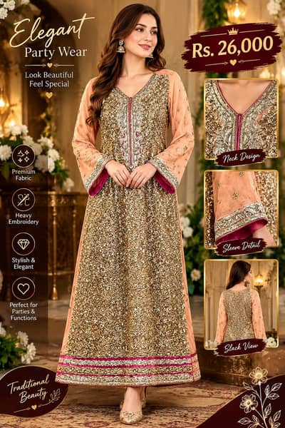 Elegant heavy work party dress/beautiful work