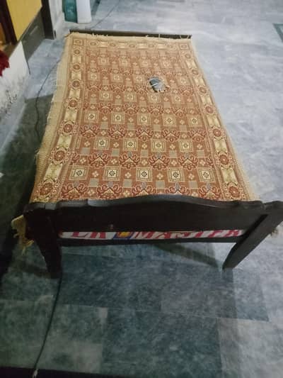 single wooden bed for sale with mattress