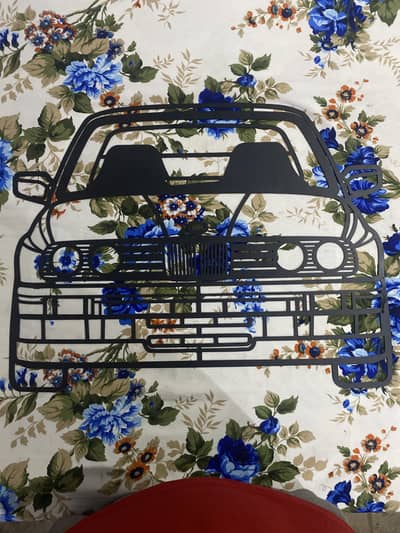 Premium car wall-art | 16 gauge ms metal | laser cut | home decor
