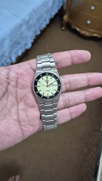 Seiko 5 Watch For Sale | Green Railway Dial | No Issue in Working