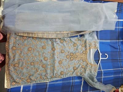 Embroidered Dress with dupatta or trousers