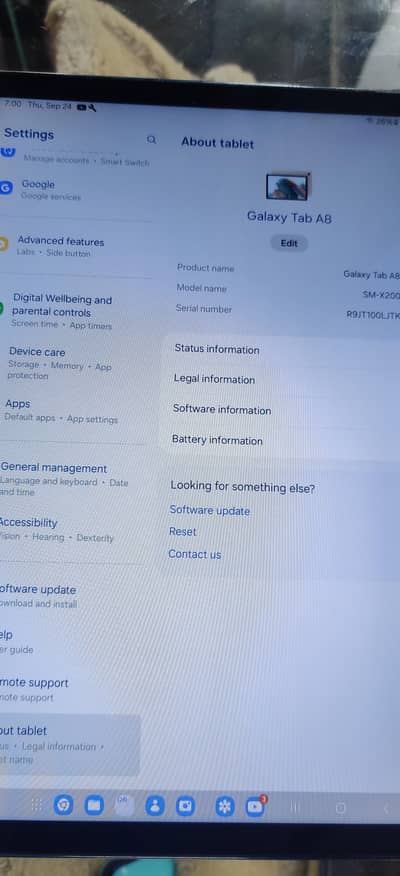Samsung Galaxy tab A8