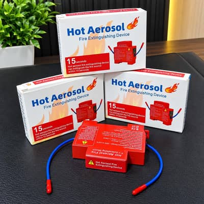 Hot Aerosol Fire Extinguishing Device – 15 Seconds