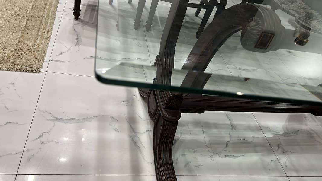 Dinning Table with Chairs Solid Wood 1