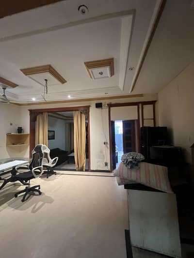 7marla fully furnished ground portion available for rent