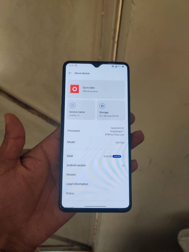 One Plus 7T 1