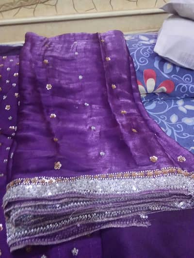 short silk fabric suit available on