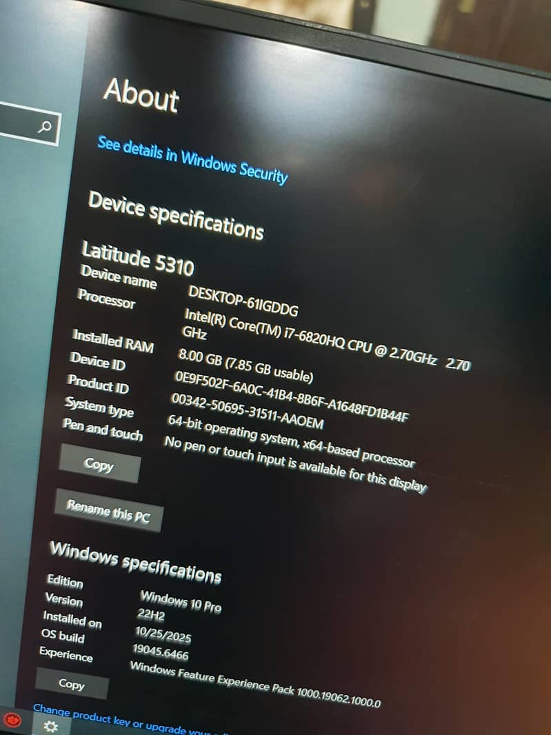 Dell Precision 5510 10