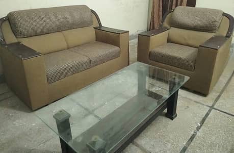 Sofa set with tables