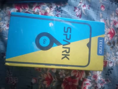 Tecno spark 6 go with box