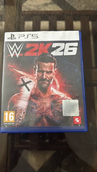 Ps5 wwe2k26 cd 3h use time only brand new if anyone interested dm me