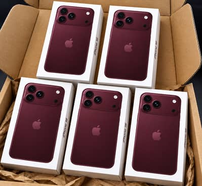 iPhone 18 Pro Max Box Pack PTA Approved (Burgundy Color)
