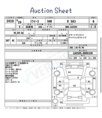 Daiatsu Mira 2017/ import 2020