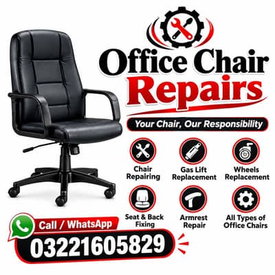 Office Chair Repair Services Near me, Best Chair Mechanic in Lahore