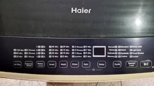 Haier Automatic Washing machign