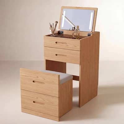 Foldable dressing table 