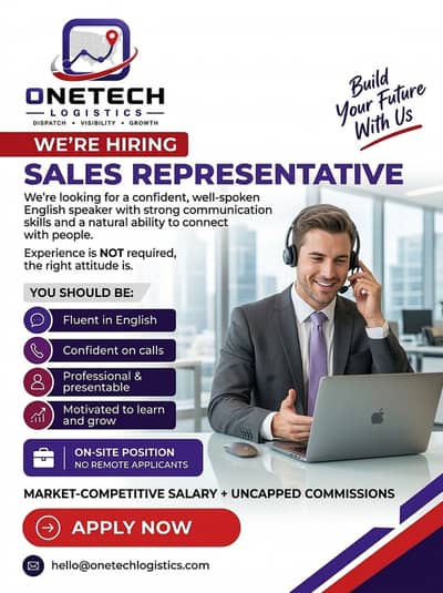 SALES REPRESENTATIVE