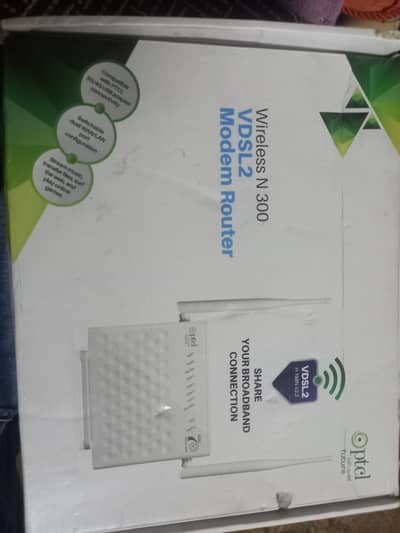 Ptcl wireless n 300 vdsl2 modem router
