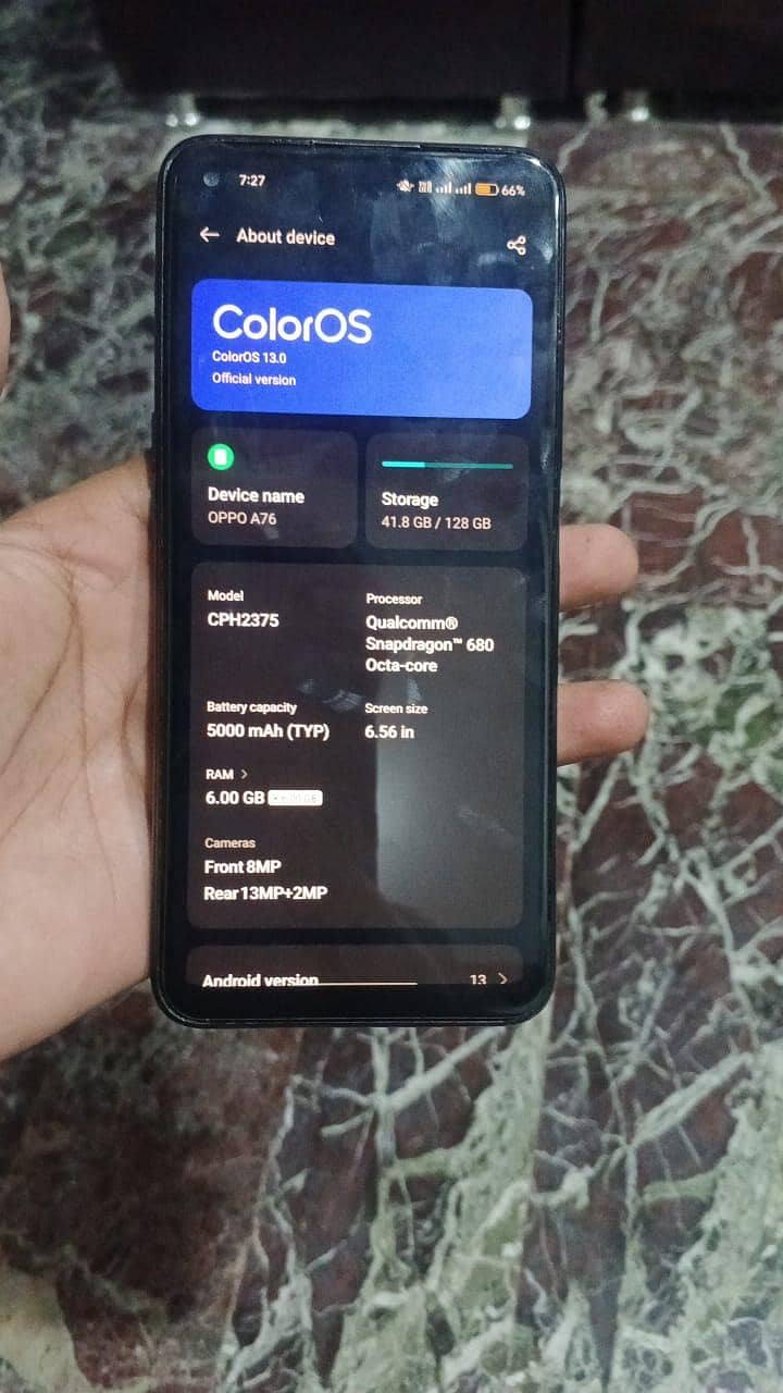 OPPO A76 10