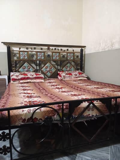 King size bed with mattress for sale