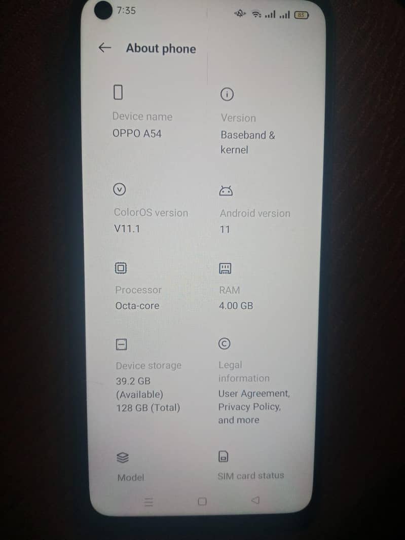 OPPO A54 3
