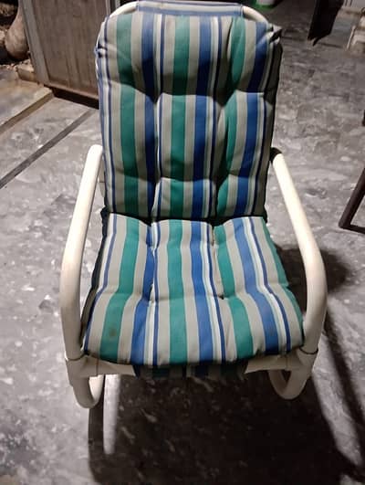Outdoor miami chairs, table and umbrella