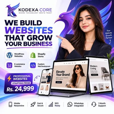 Website Development, Ecommerce Online Store, WordPress Shopify Expert