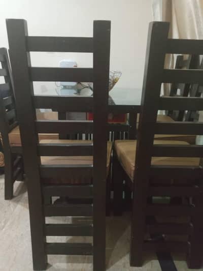 wooden dining table