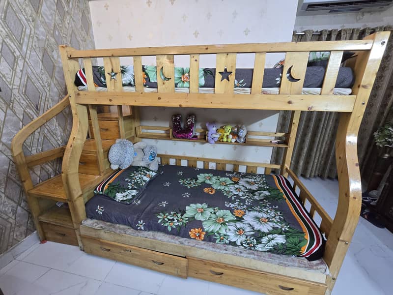 bunk bed imported solid wood 1