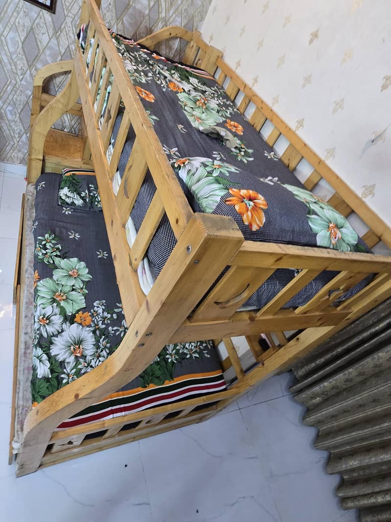 bunk bed imported solid wood 2