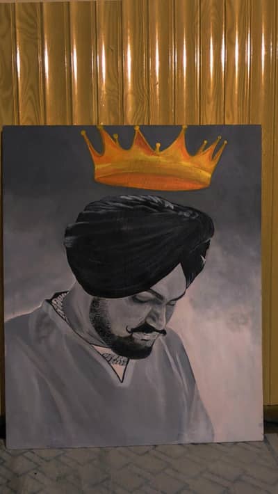 Sidhu Moosewala's portrait