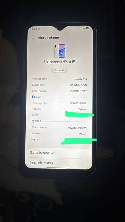 Samsung Mobile A15 5G