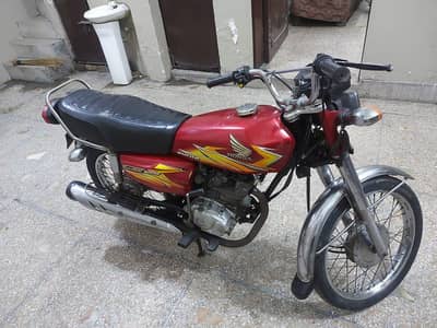 Honda CG 125 (2021 Model) - Red Color - Bumper to Bumper Genuine