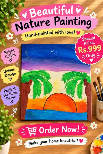 Canvas painting