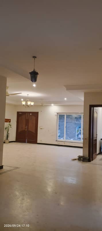 2 Kanal Open Basement available for rent at F-15/1 JKCHS ISLAMABAD