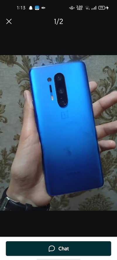 One Plus 8pro good condition just line ha halkii ur pik