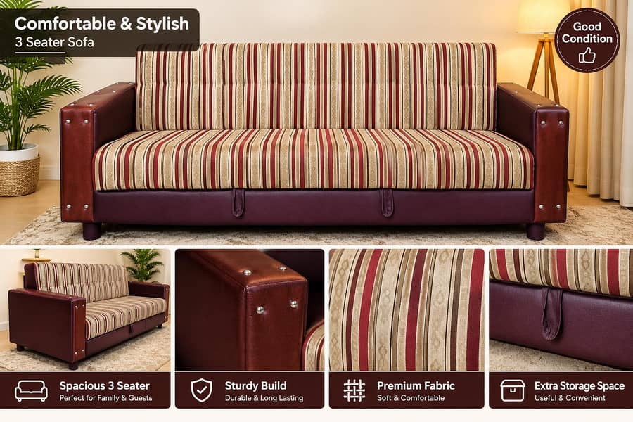 sofa 3 seater 0