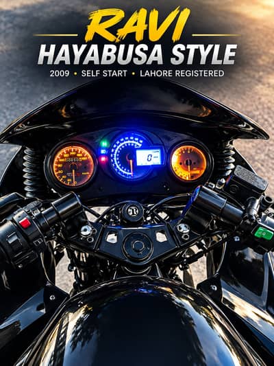 Ravi Bike Converted to Hayabusa Style – For Sale 
