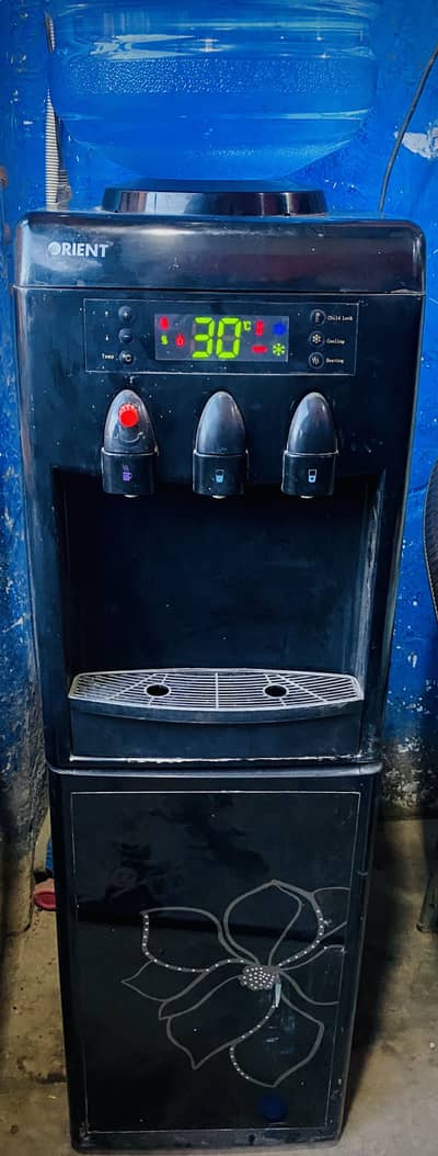 Water dispenser with display