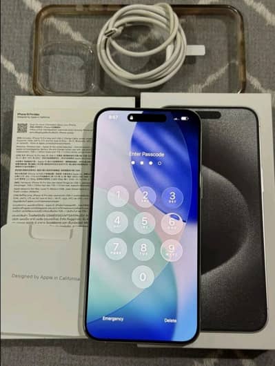 Apple iPhone 15 Pro Max PTA approved Urgent For Sale