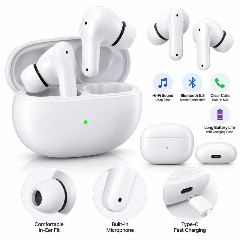 Premium Wireless Bluetooth Earbuds 0