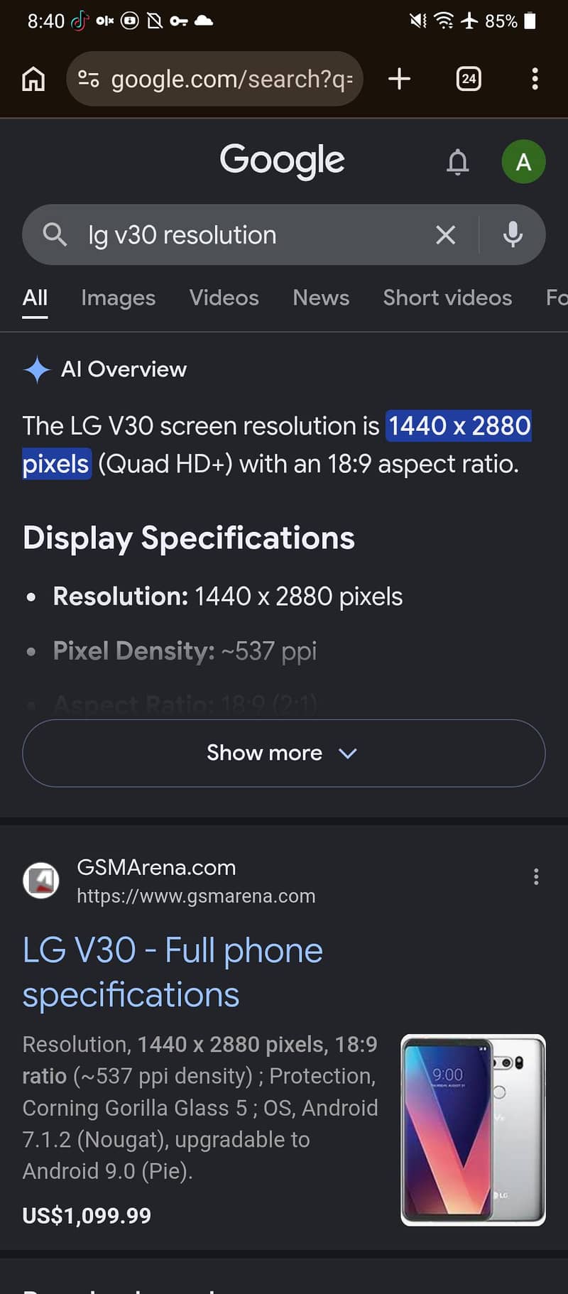 LG V30 4
