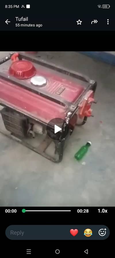 generator achcha hai bilkul sel karna hai paisa zaorat ha 24000
