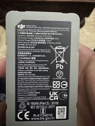 Drone battery dji mavic air 2