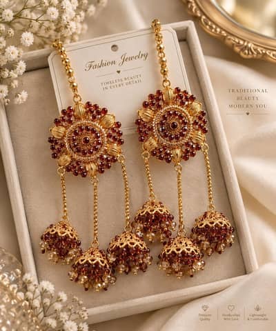 neckles and jhumka