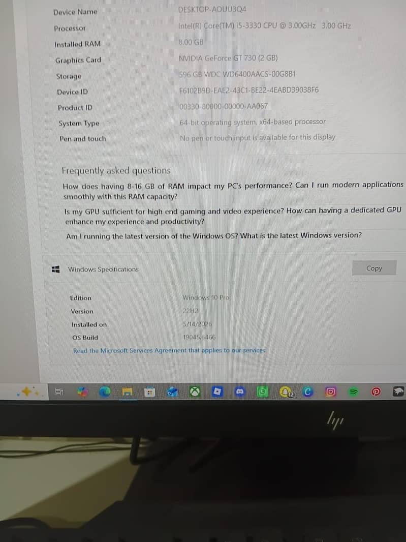 I am selling my basic Gamming Pc 5